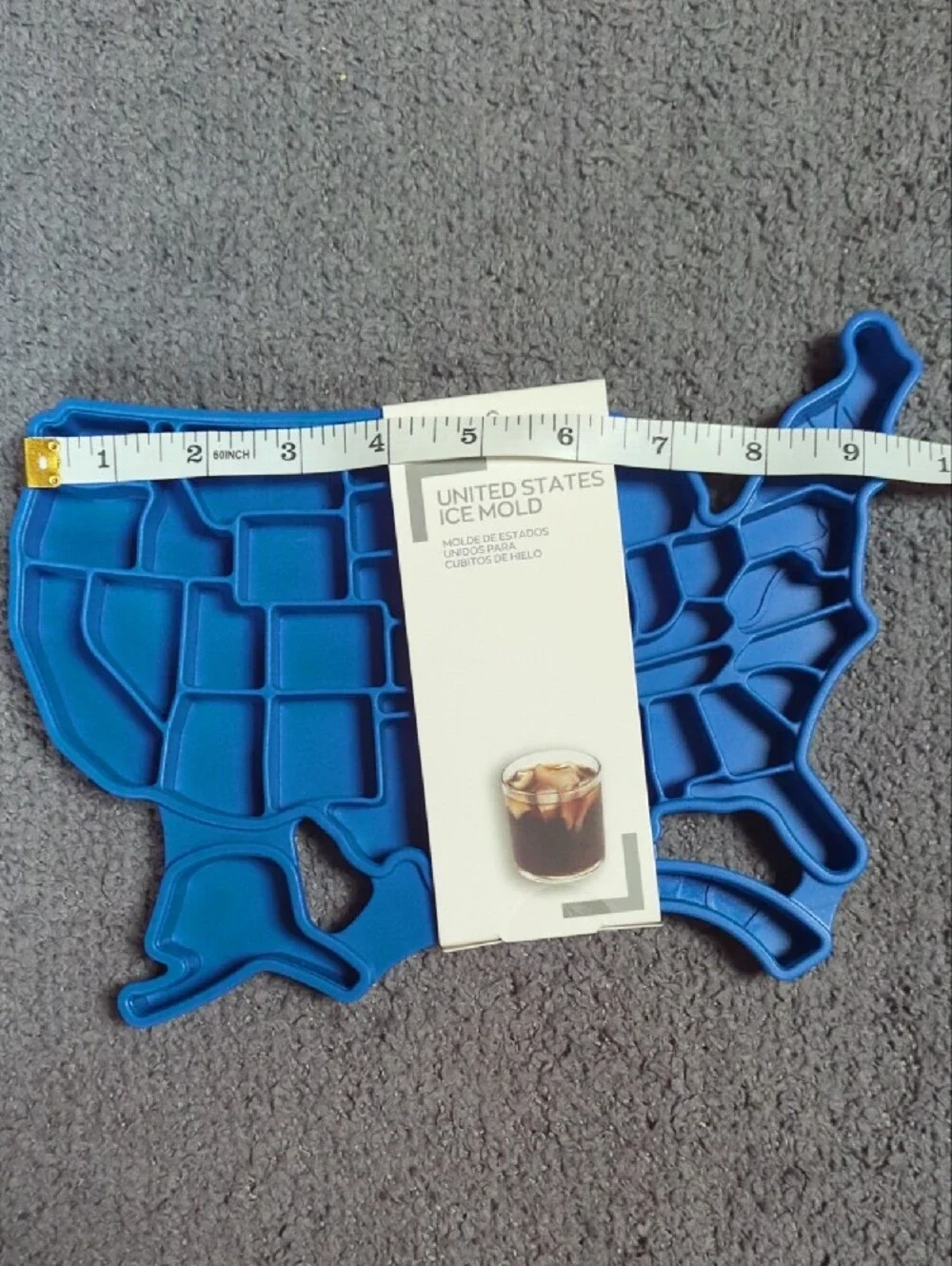 Crofton United States Map Ice Mold - Blue